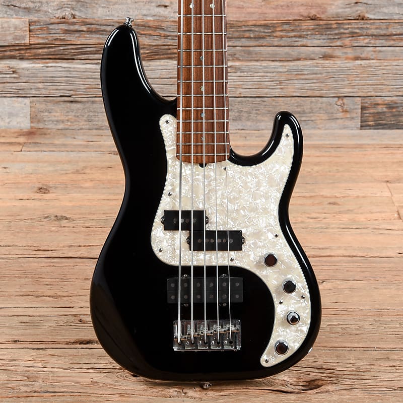 Fender American Deluxe Precision Bass V Black 2003