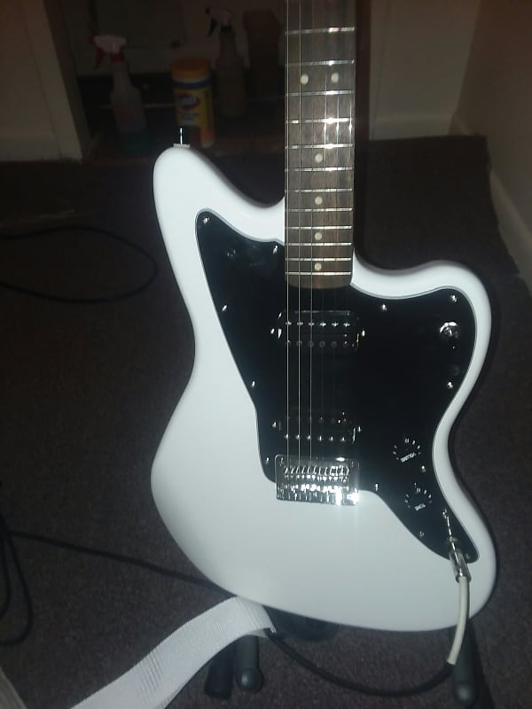 Squier Affinity Series Jazzmaster HH Electric Guitar in Arctic White image 1