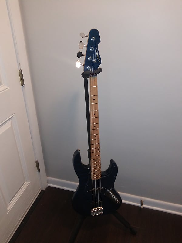 Edwards Amaze Jazz Bass 2009 Trans Ocean Blue MIJ Japan | Reverb