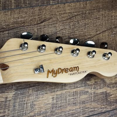 MyDream Partcaster Custom Built - Pink Paisley Tele Tapped Pickups image 11