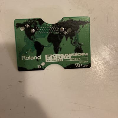 Roland SR-JV80-05 World Expansion Board 1990s - Green