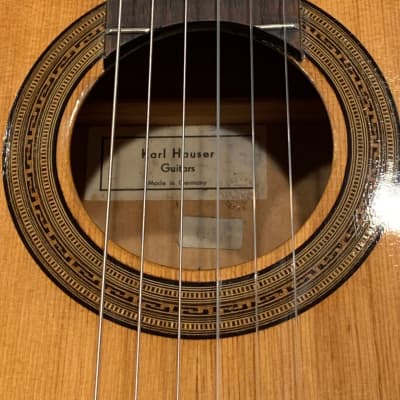 Karl Hauser model 610 Classical Guitar made in Germany mid