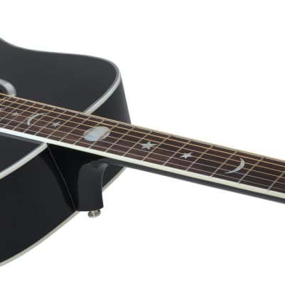Schecter Robert Smith RS-1000 Stage Acoustic, Gloss Black, Mint image 9