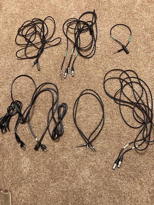 Lot of Various (mostly Sweetwater) Audio Cables Reverb