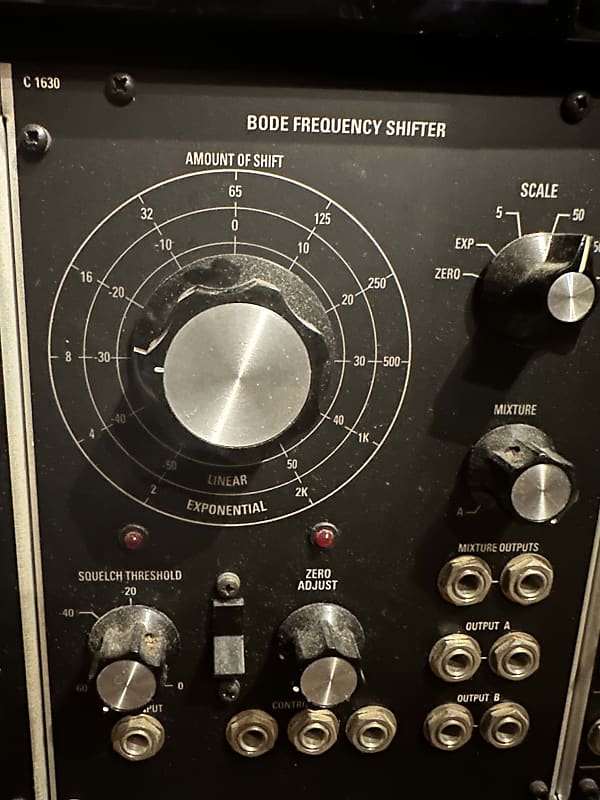 club of knobs bode frequency shifter C1630 1980 - acier noir