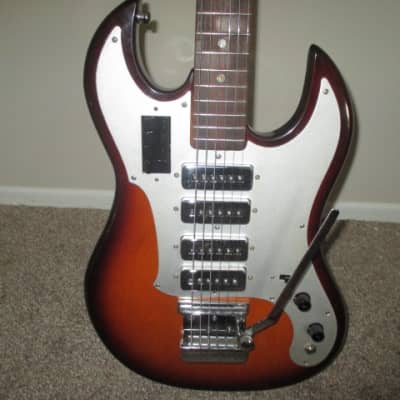 RARE - Crown Professional Strat Style 1968 image 5