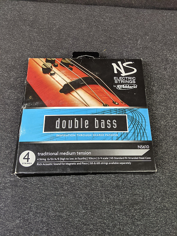 D'Addario NS610 Electric Traditional Bass Strings Medium Reverb