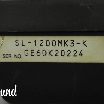 Technics SL-1200 MK3 Black Direct Drive DJ Turntable in Very Good condition image 25
