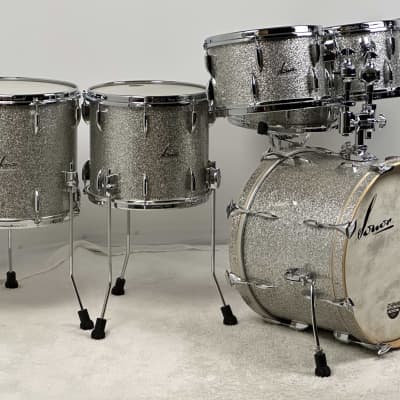 Sonor 20/10/12/13/14/16/6.5x14" Vintage Series Drum Set - Silver Sparkle image 3