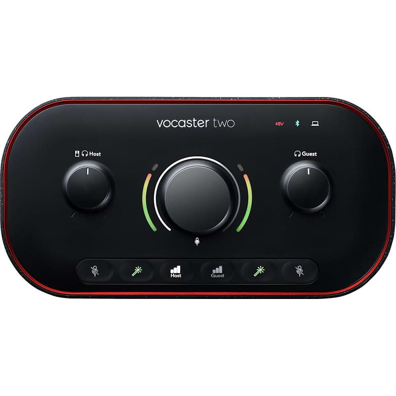 Focusrite Vocaster Two Podcast Interface Bundle with Polsen HPC