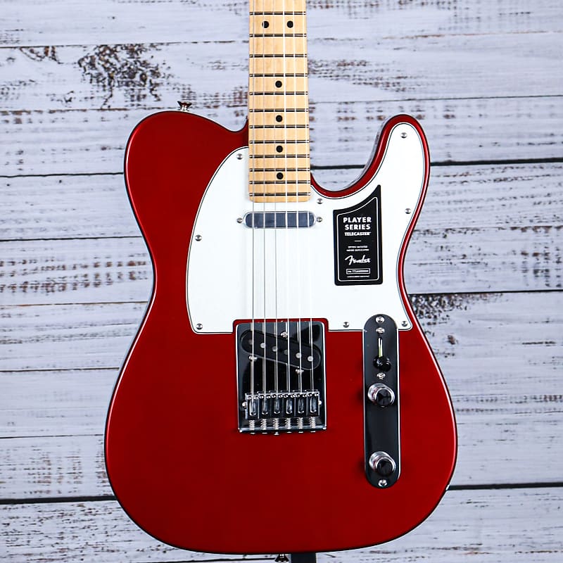 Fender Player Telecaster Electric Guitar Candy Apple Red Reverb