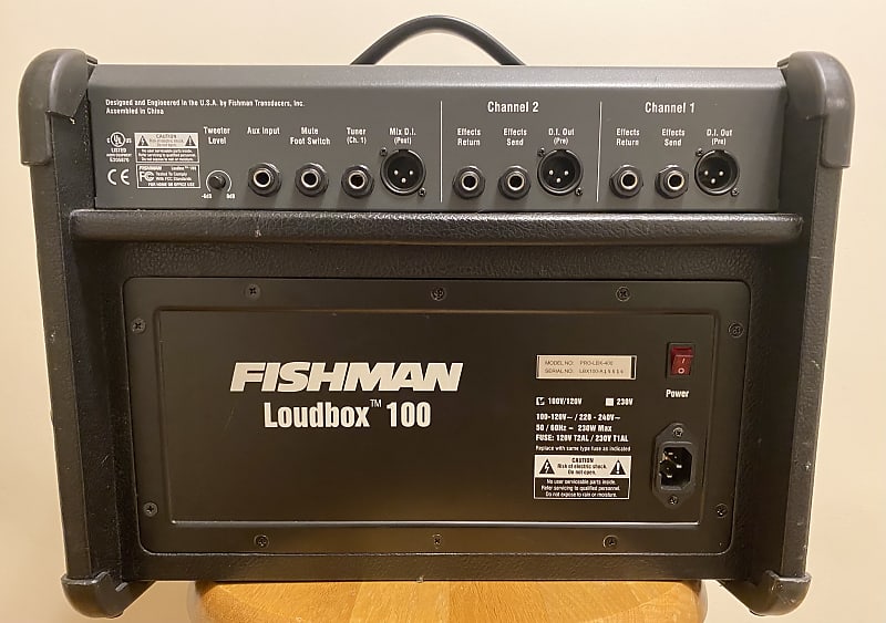 Fishman Loudbox 100 amplificatore chitarra acustica, voce 100 watt con  effetti