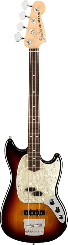 Fender American Performer Mustang Bass 3-Color Sunburst image 1