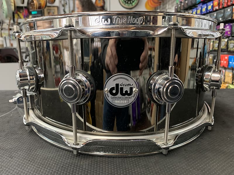 DW Collector's Series Black Nickel Over Brass 6.5x14" Snare | Reverb