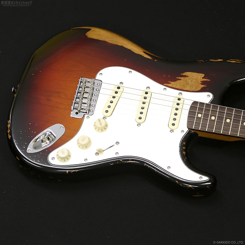 LG ST-JF John Frusciante Style Stratocaster [3-Tone Sunburst] Aged, Made in  Japan