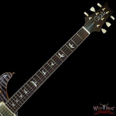 Paul Reed Smith PRS Wood Library Flame 10 Top McCarty 594 Semi-Hollow Brazilian Rosewood Fingerboard Faded Grey Black image 4