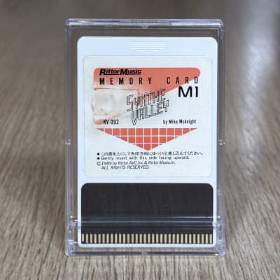 Korg M1 Voice Rom Data Card // KV-092 Synthe Valley // Rittor Music 1989 // VERY RARE
