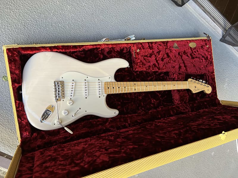 Fender American Original '50s Stratocaster with Maple Fretboard 2018 -2022 White Blonde image 1