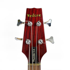 Used Early '80s Westone Thunder I-A Electric Bass in Red and Natural Gloss image 6
