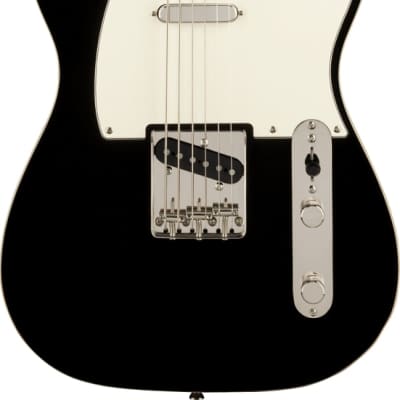 Squier Classic Vibe Baritone Custom Telecaster Electric Guitar Black image 1