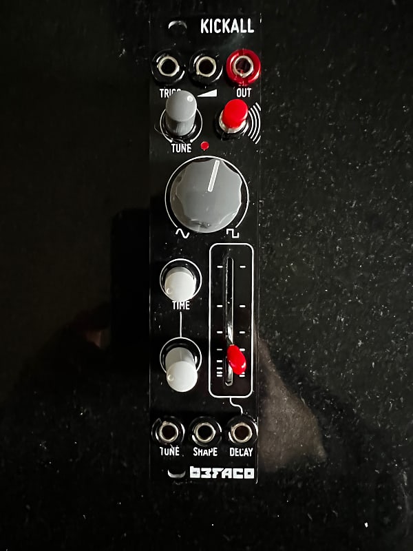 Befaco Kickall Eurorack Kick Drum Synth Module Reverb
