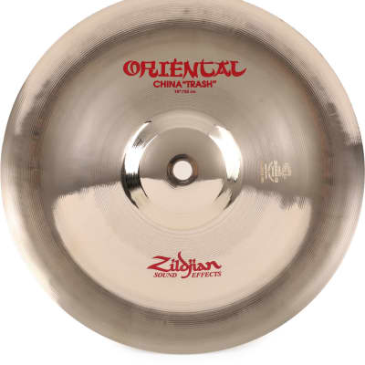 Zildjian 10 inch FX Oriental China Trash Cymbal  Bundle with Zildjian FX Series ZIL-BEL - Small 6 inch image 2