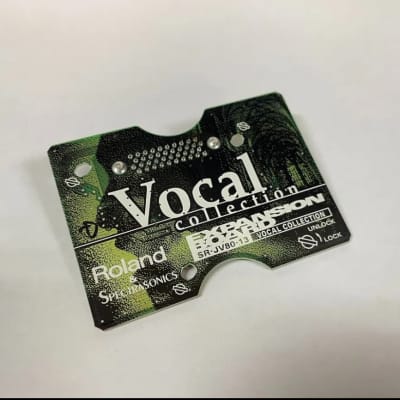 Roland SR-JV80-13 Vocal Collection Expansion Board 1990s - Green