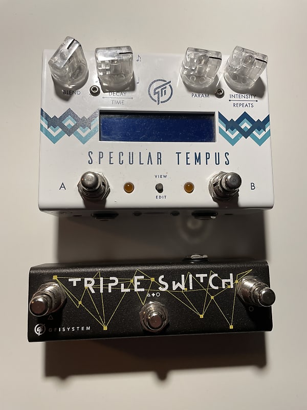 GFI Systems Specular Tempus Reverb Pedal + Triple Switch | Reverb