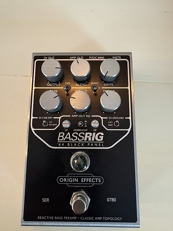 Origin Effects BASSRIG '64 Black Panel