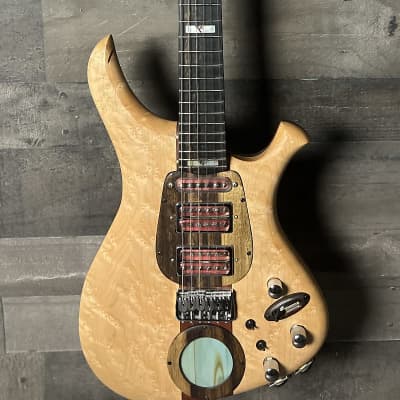 High Waters Guitars Nebula -Blanc DU Blanc Jerry Garcia Tribute Brand New with case! 2023 - Natural image 3