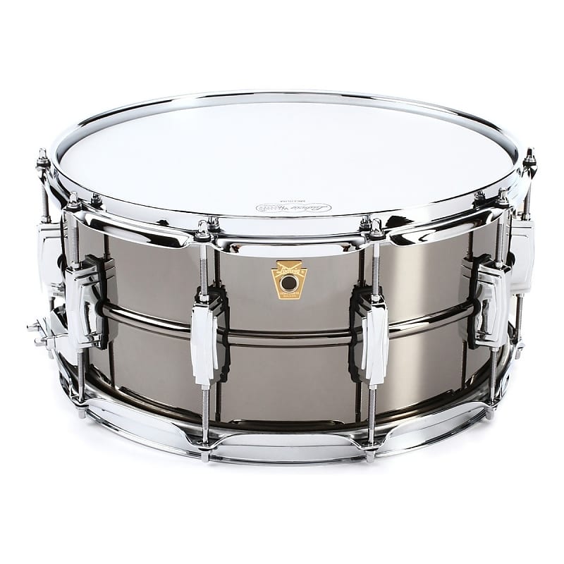 Ludwig LB417 Black Beauty 6.5x14" Brass Snare Drum image 5