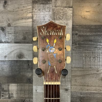 Sherwood H48 2420 Archtop Guitar w/Period Correct Silvertone Pick-up (1950's) w/Original Lifton Hardshell Case image 4
