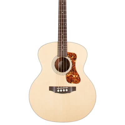 Guild 200 Series Archback Acoustic-Electric Bass Guitar - Natural Satin image 4