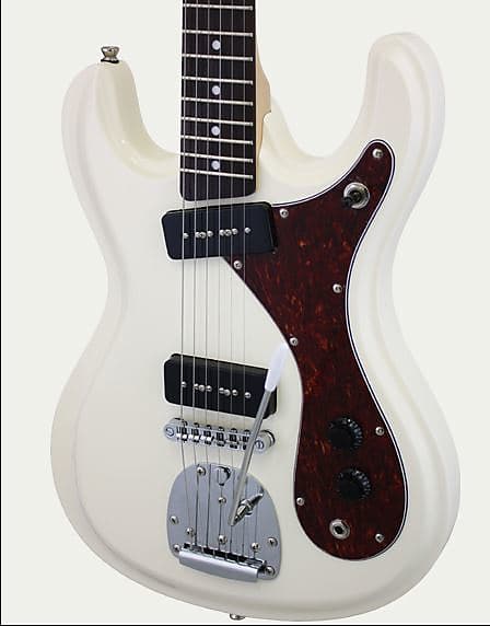 Ａｒｉａ ＤＭ-1 ビザールギター Aria DM-01 Vintage White Guitar Review - YouTube
