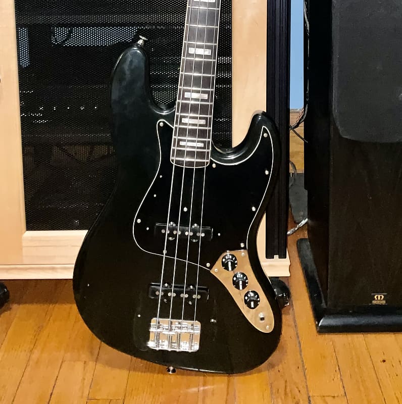 Vintage Fender 1970s 1978 Jazz Bass BODY ONLY - Black image 1