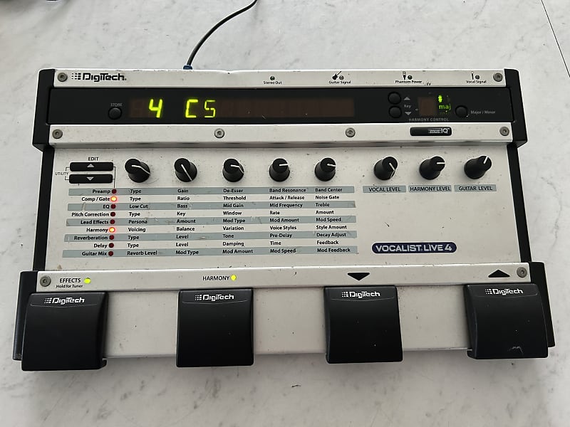 Degitech VOCALIST LIVE4 ボーカル用エフェクター DigiTech Vocalist