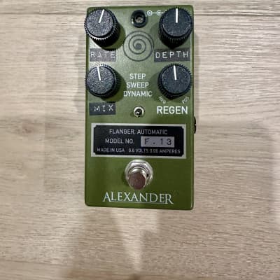 Reverb.com listing, price, conditions, and images for alexander-pedals-f-13-flanger