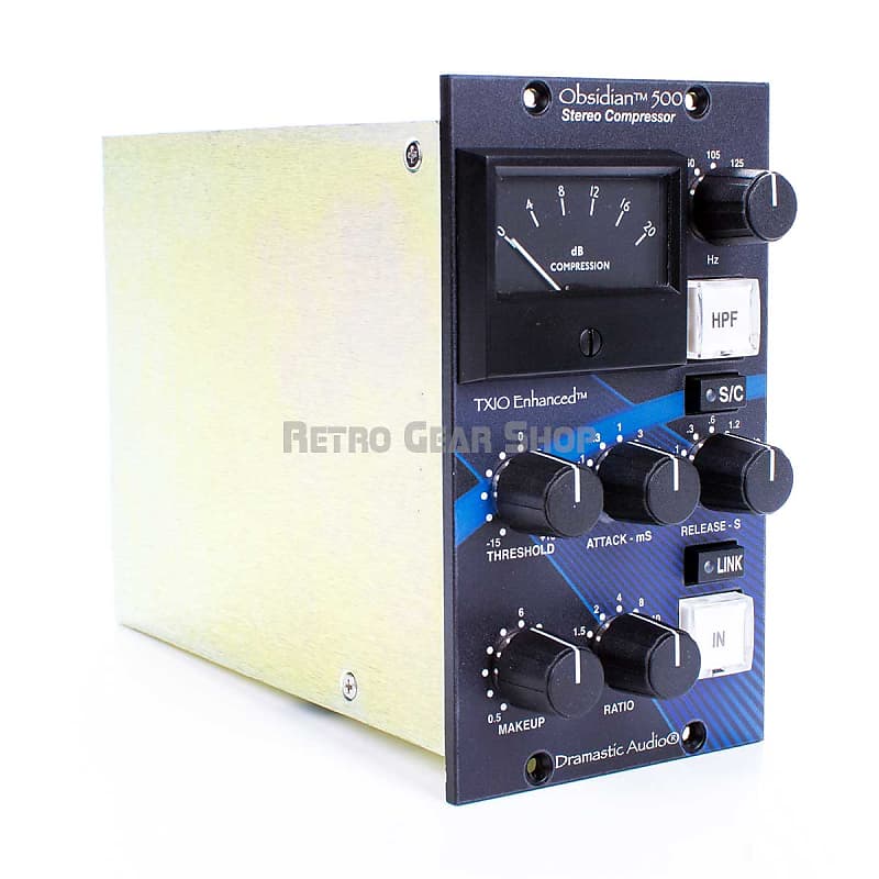 Dramastic Audio Obsidian 500 Series Stereo Bus Compressor SSL FX-G384 Style NEW w/ Warranty image 1