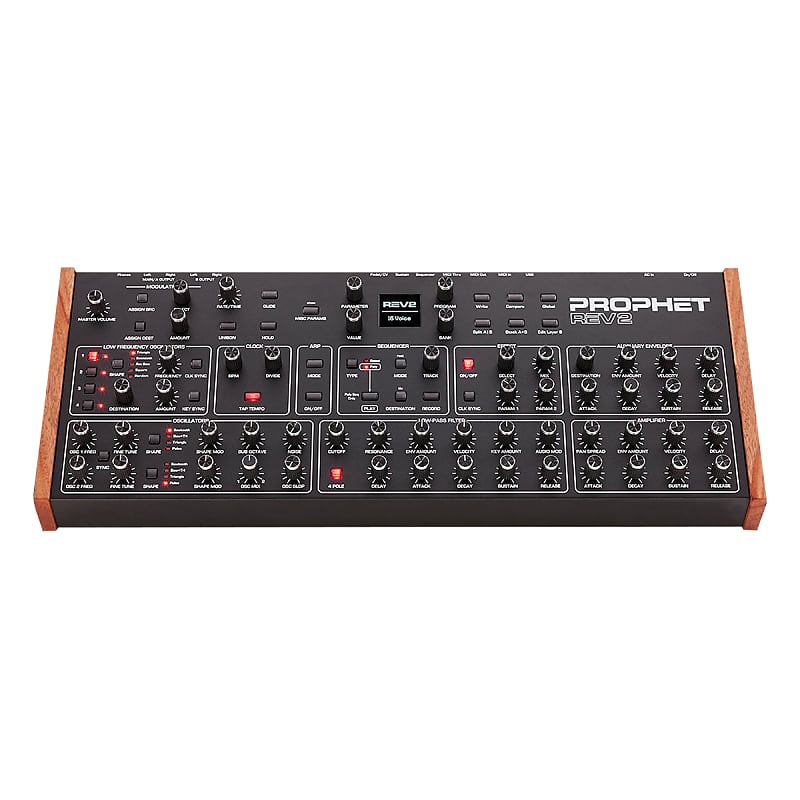 Sequential Prophet Rev 2 Analogue Desktop Synth (16 Voice) Reverb