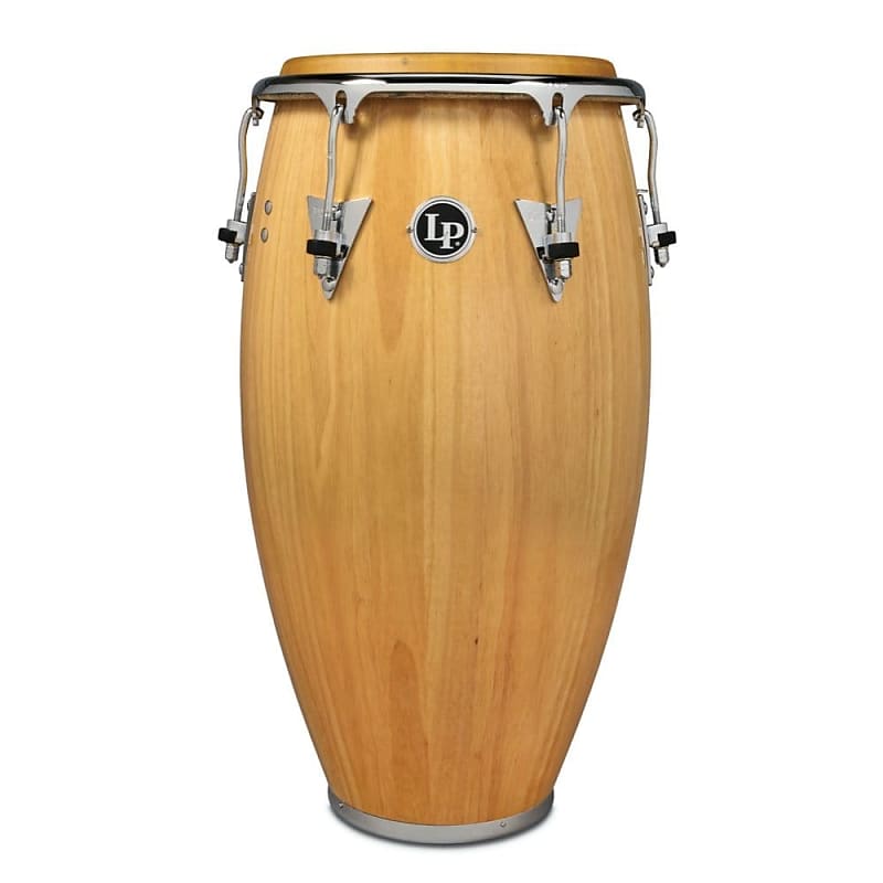 LP Classic Wood 12.5" Tumbadora, Natural w/Chrome Hardware image 1