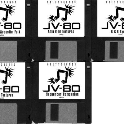 Roland JV-80 • 5-Bank Set of Synth Patches - Digital Download
