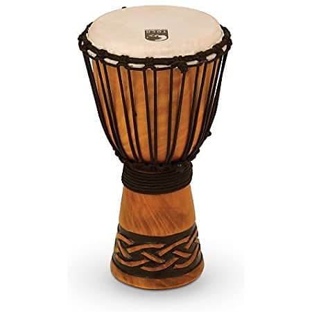 Toca Origins Wood Djembe 12'' Celtic Knot Finish | Reverb