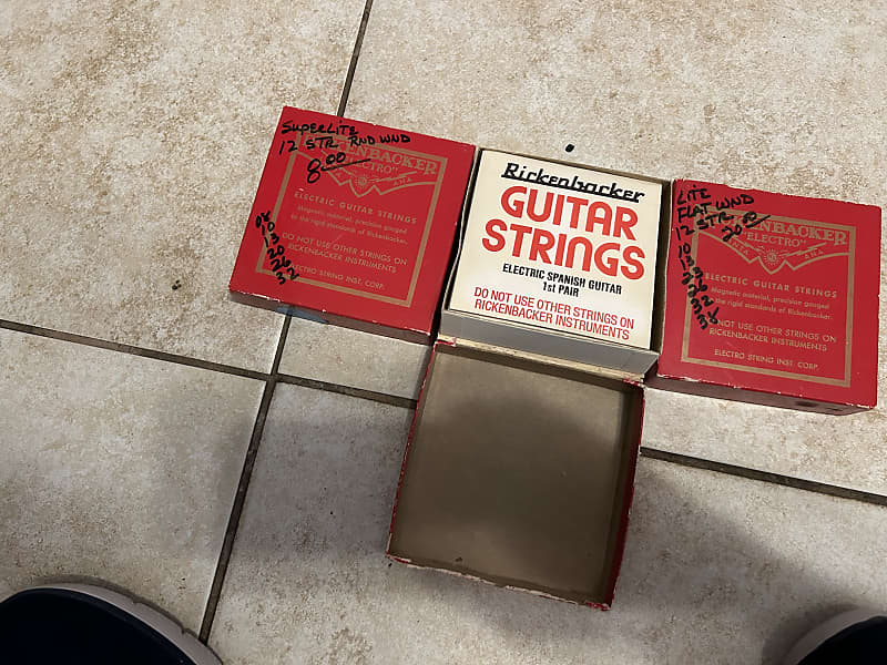 Rickenbacker 12 string guitar strings 3 sets still in Reverb UK