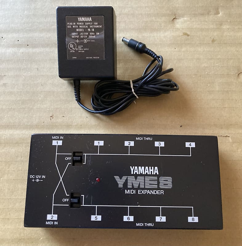 Yamaha YME8 MIDI Expander / MIDI Thru - Black | Reverb