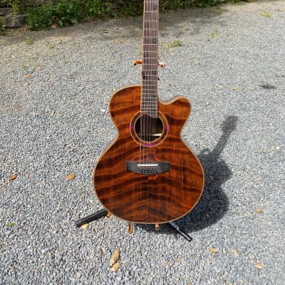 Harvey Leach  "Wolf" 12 String  2001 Coastal Quilted  Redwood.  A.D. 20 image 4