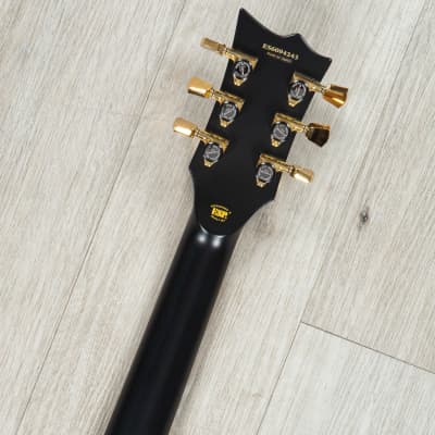 ESP E-II Eclipse DB Guitar, Ebony Fretboard, EMG 81 / 60 Pickups, Vintage Black image 9