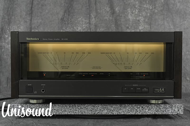 Technics ステレオパワーアンプ SE-A100 Technics SE-A100 Stereo Power Amplifier Used Vintage with