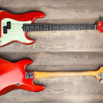 MyDream Partcaster Custom Built - Candy Tangerine Precision Hepcat 62 image 1