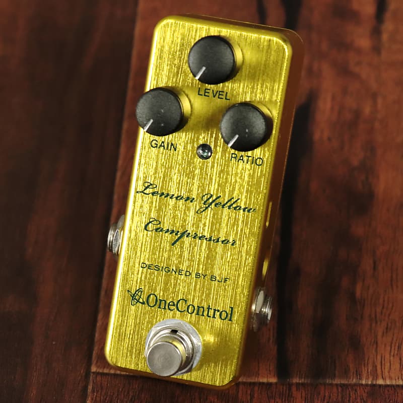 One Control Lemon Yellow Compressor (02/16) | Reverb France