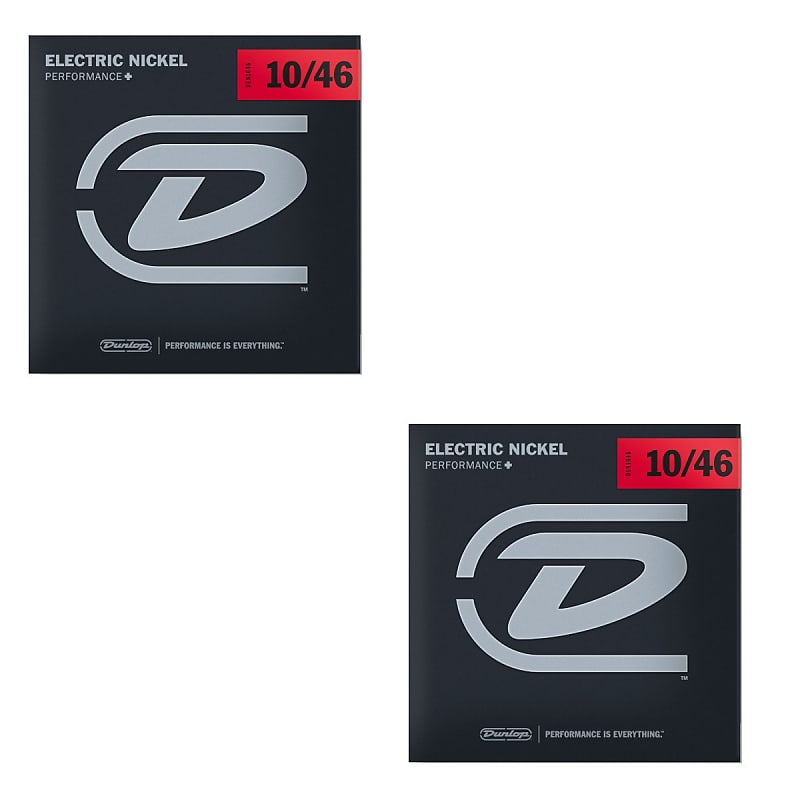 Dunlop Guitar Strings 2 Packs Electric Nickel Wound 10 46 Reverb